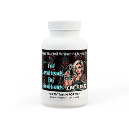 FOR GEARHEADS BY GEARHEADS Multivitamin for Men Supplement (60 Capsules)