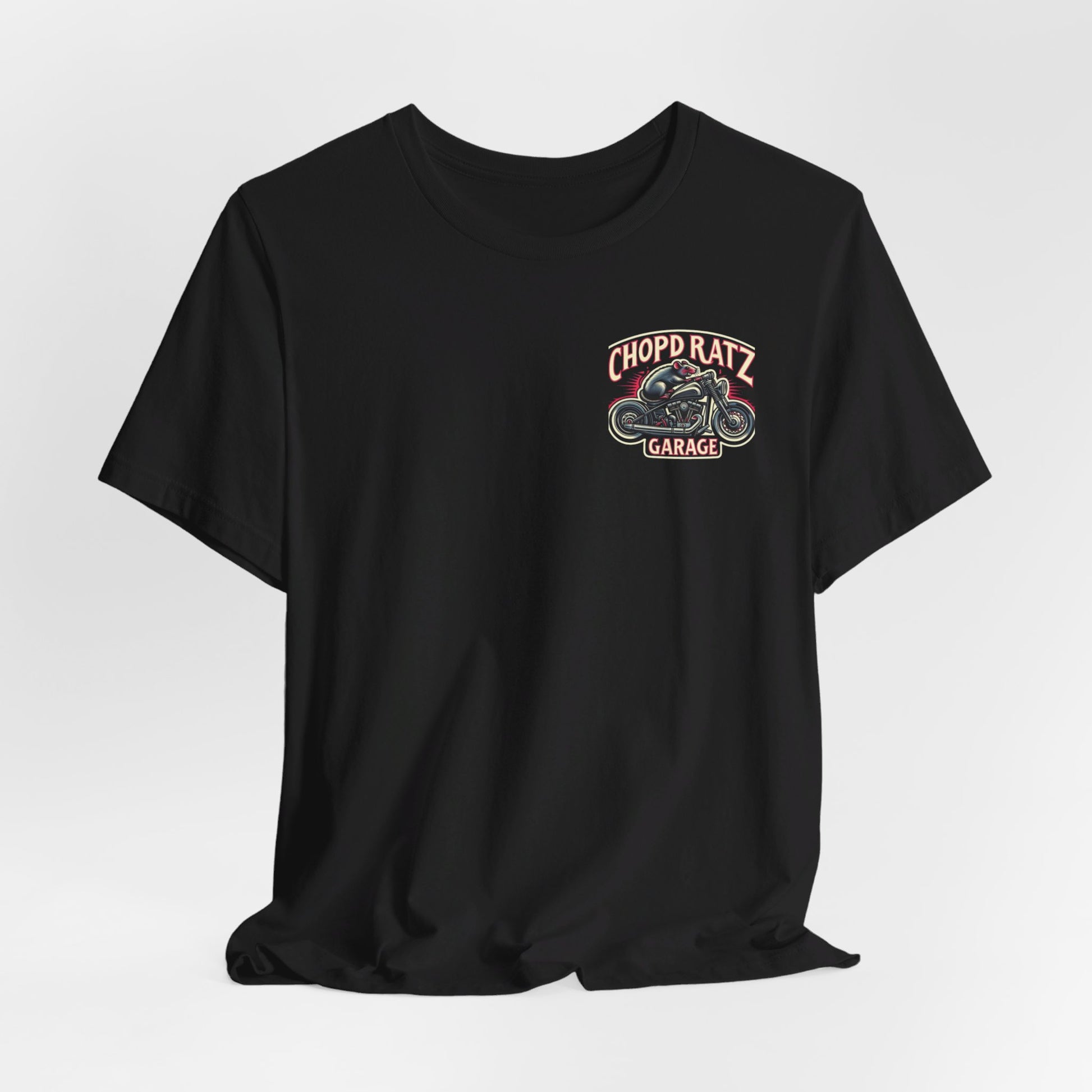 *BLACK* MOTORHEAD Unisex Jersey Short Sleeve Tee - Chop'D Ratz Garage