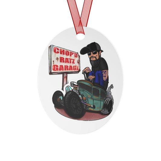 Metal Ornaments - Chop'D Ratz Garage