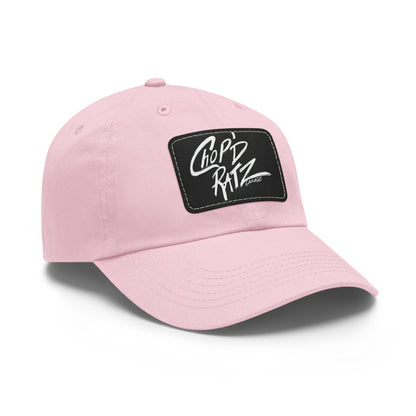 CRG Dad Hat w/ Leather Patch - Chop'D Ratz Garage