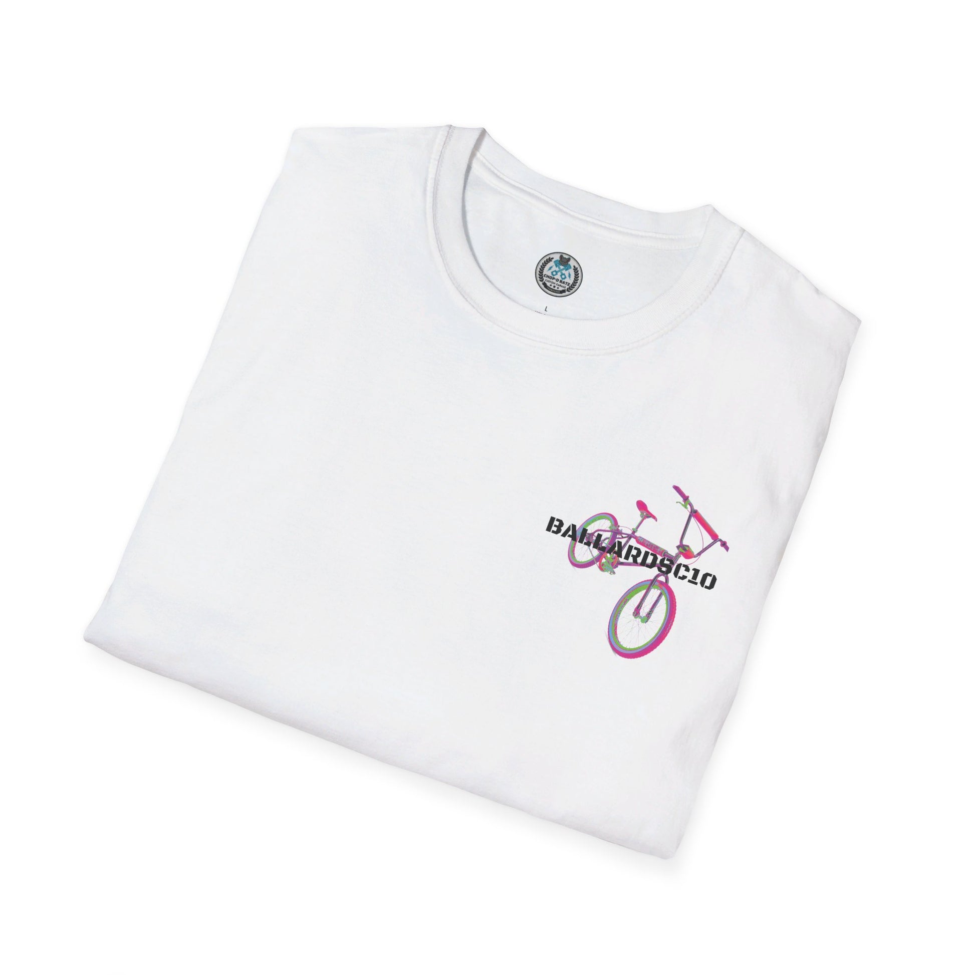 OLD SCHOOL COOL Unisex Softstyle T-Shirt WHITE - Chop'D Ratz Garage