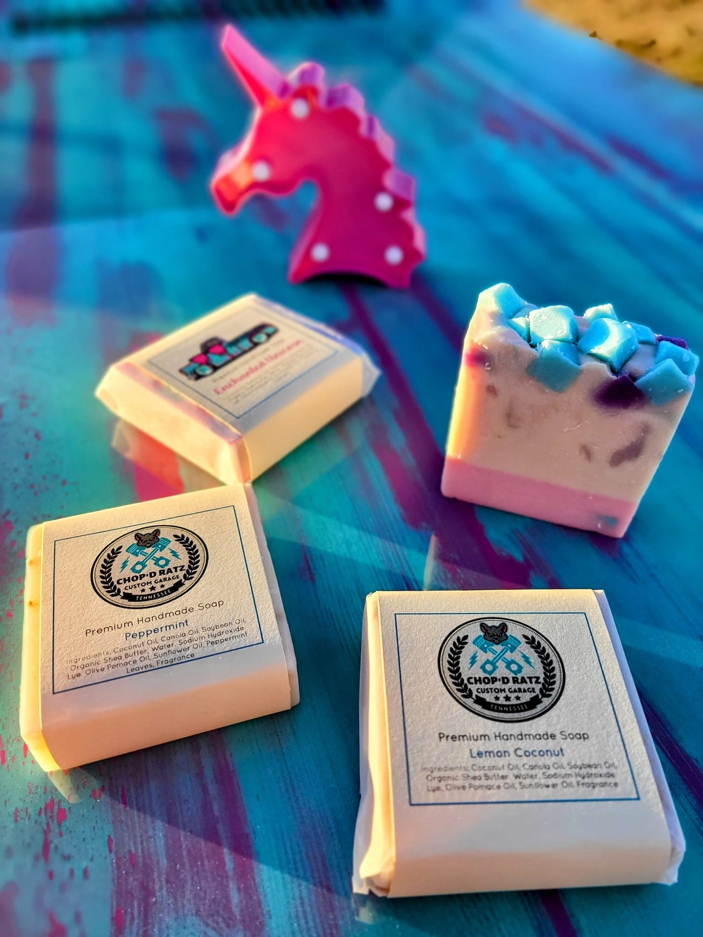 SquareBarbie SOAPS - Chop'D Ratz Garage