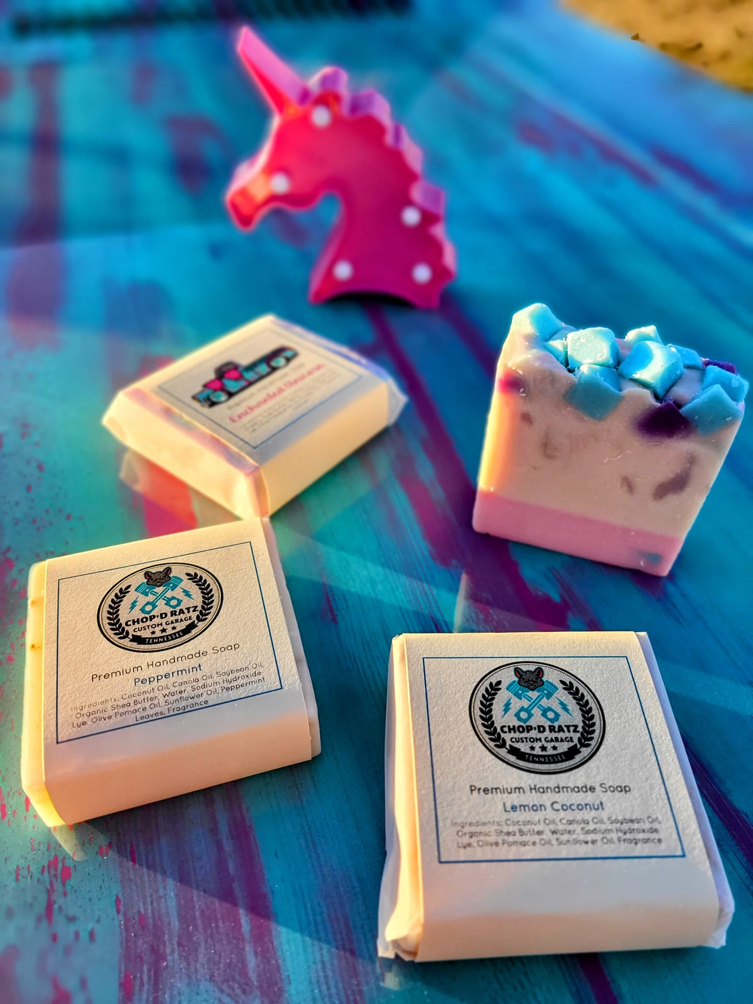 SquareBarbie SOAPS - Chop'D Ratz Garage