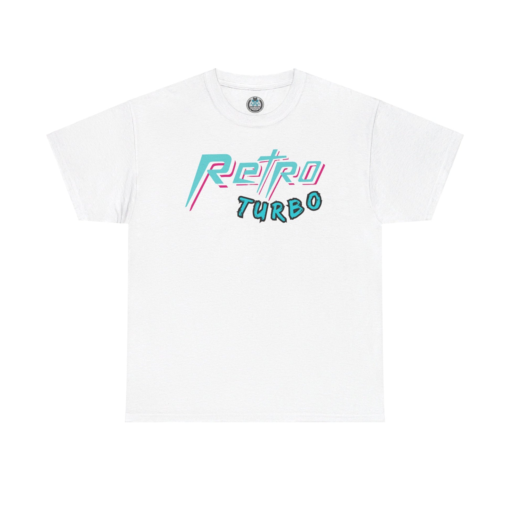 RETRO TURBO *BLACK* Unisex Heavy Cotton Tee - Chop'D Ratz Garage