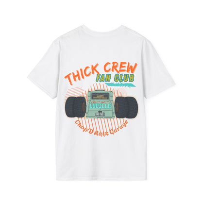 Thick Crew Fan Club T-Shirt — Vintage Hot Rod Truck Graphic Shirt - Chop'D Ratz Garage