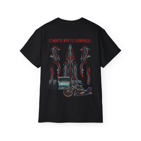 PINSTRIPE RATTY Unisex Ultra Cotton Shirt - Chop'D Ratz Garage
