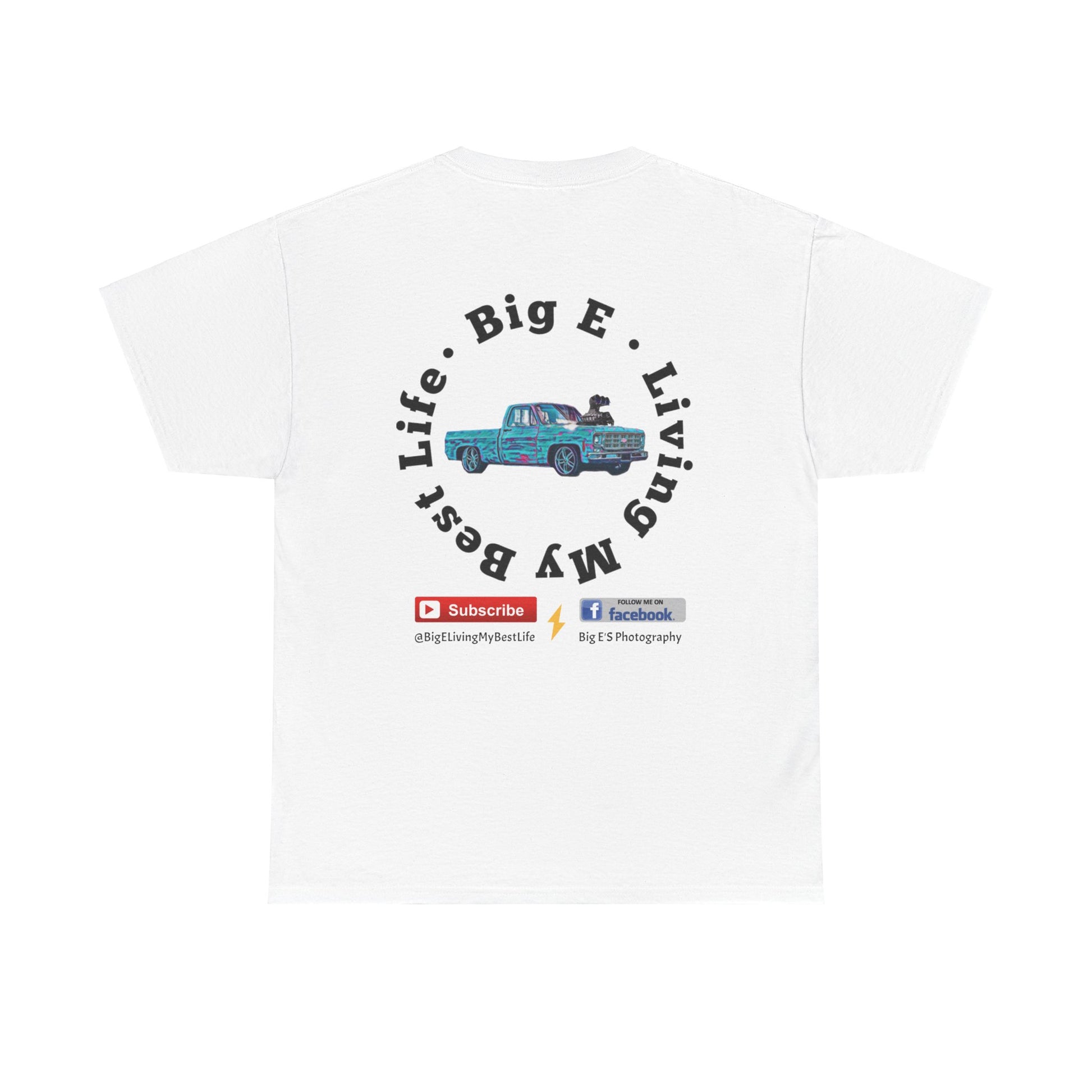 BACK ONLY * BIG E Living My Best Life Unisex Shirt - Chop'D Ratz Garage