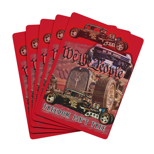 THE HEGG | WE THE PEOPLE | Custom Poker Playing Cards | Freedom Isn't Free | Perfect for Game Night & Gifts - Chop'D Ratz Garage