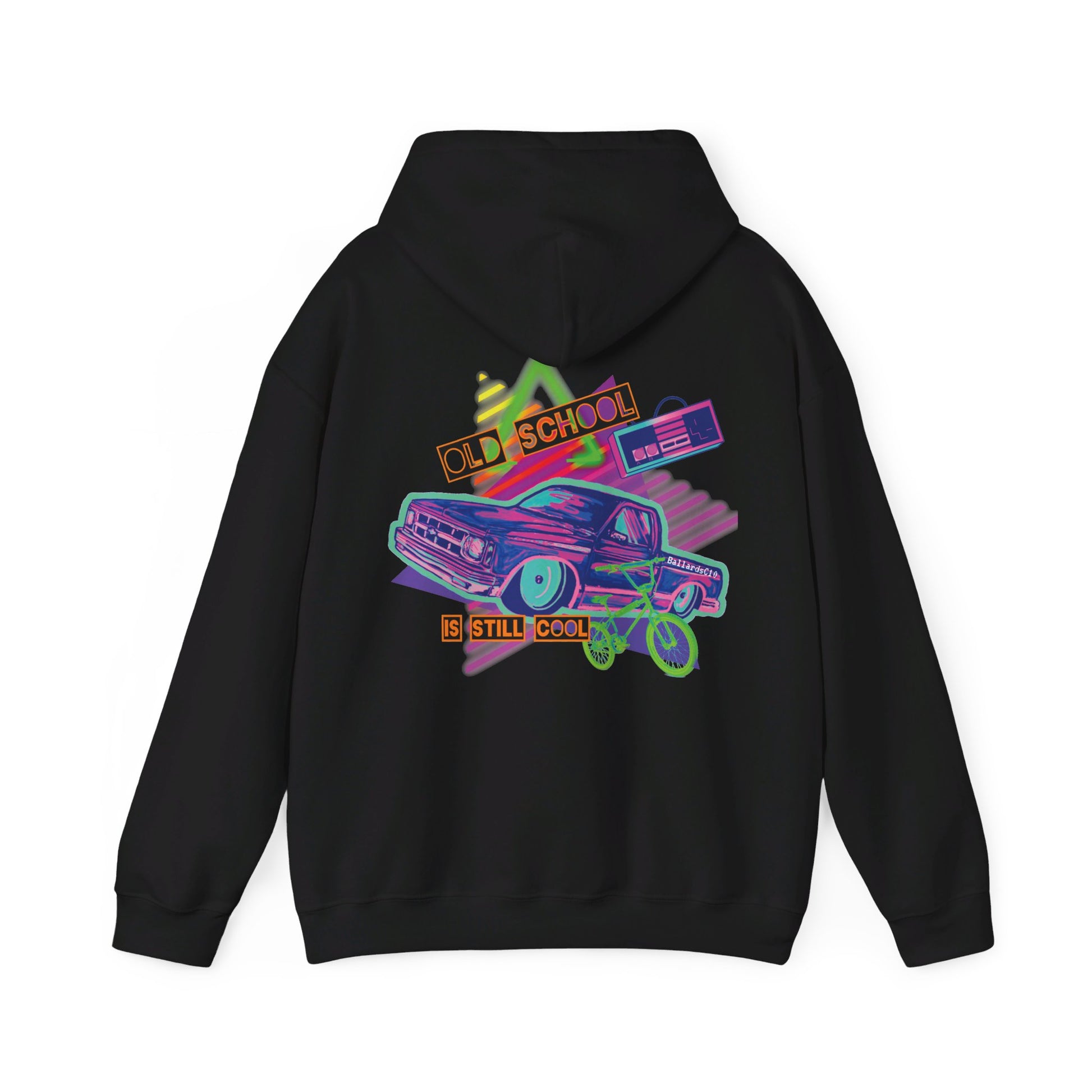 OLD SCHOOL BALLARDSC10 Unisex Heavy Blend™ Hooded Sweatshirt - Chop'D Ratz Garage