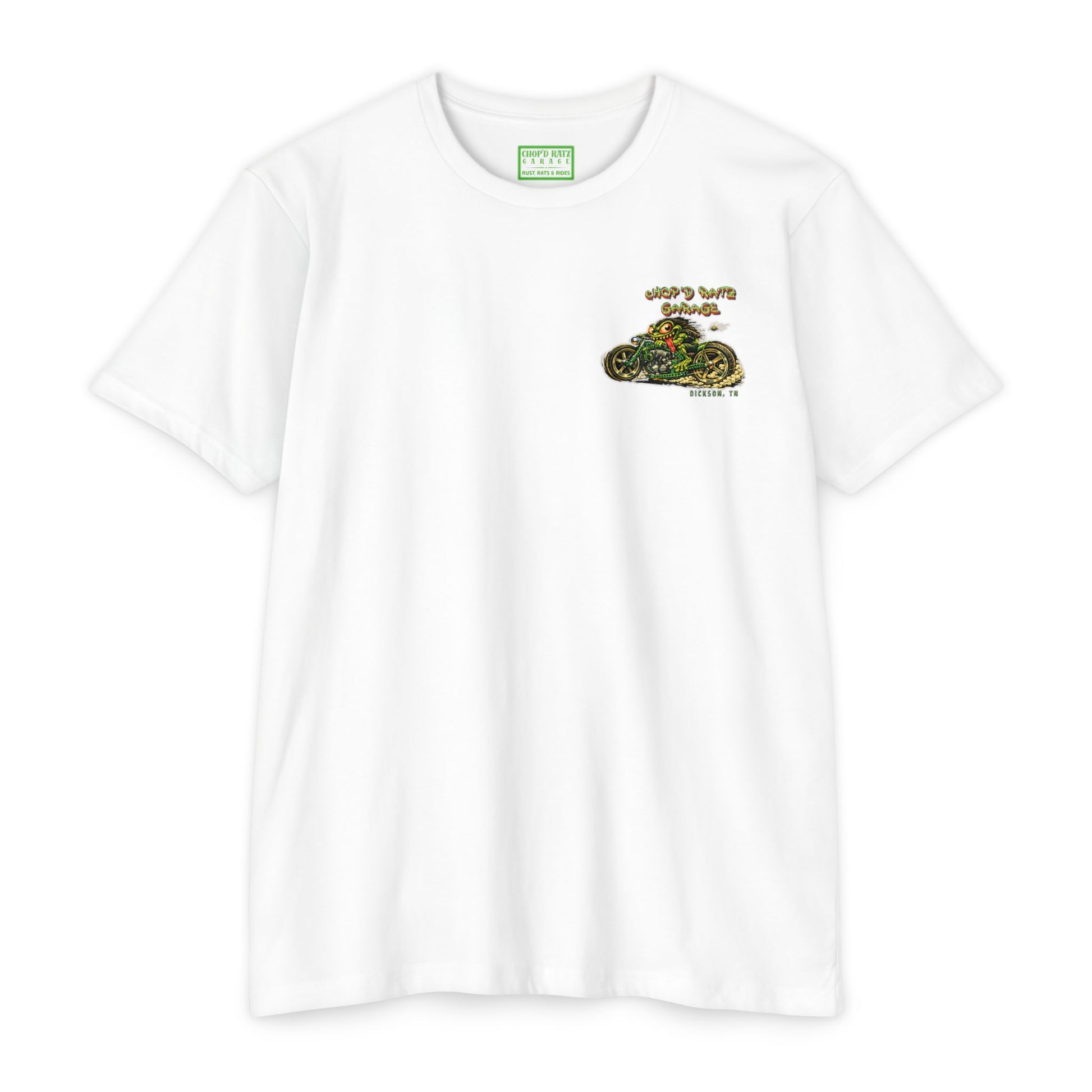 RIVVIT Frog Motorcycle T-Shirt — "Chop'D Ratz Garage" Vintage Tee - Chop'D Ratz Garage