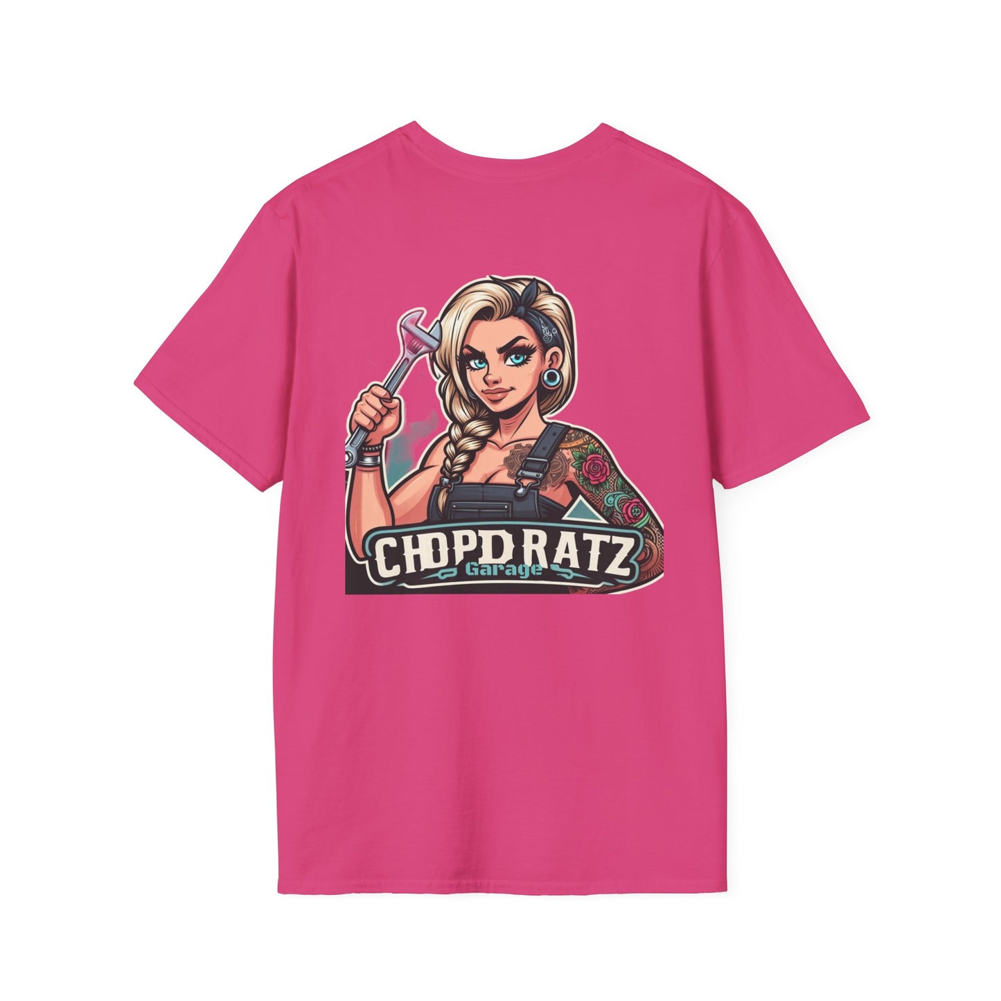 CHOPD RATZ Boss Lady Unisex Softstyle T-Shirt - Chop'D Ratz Garage