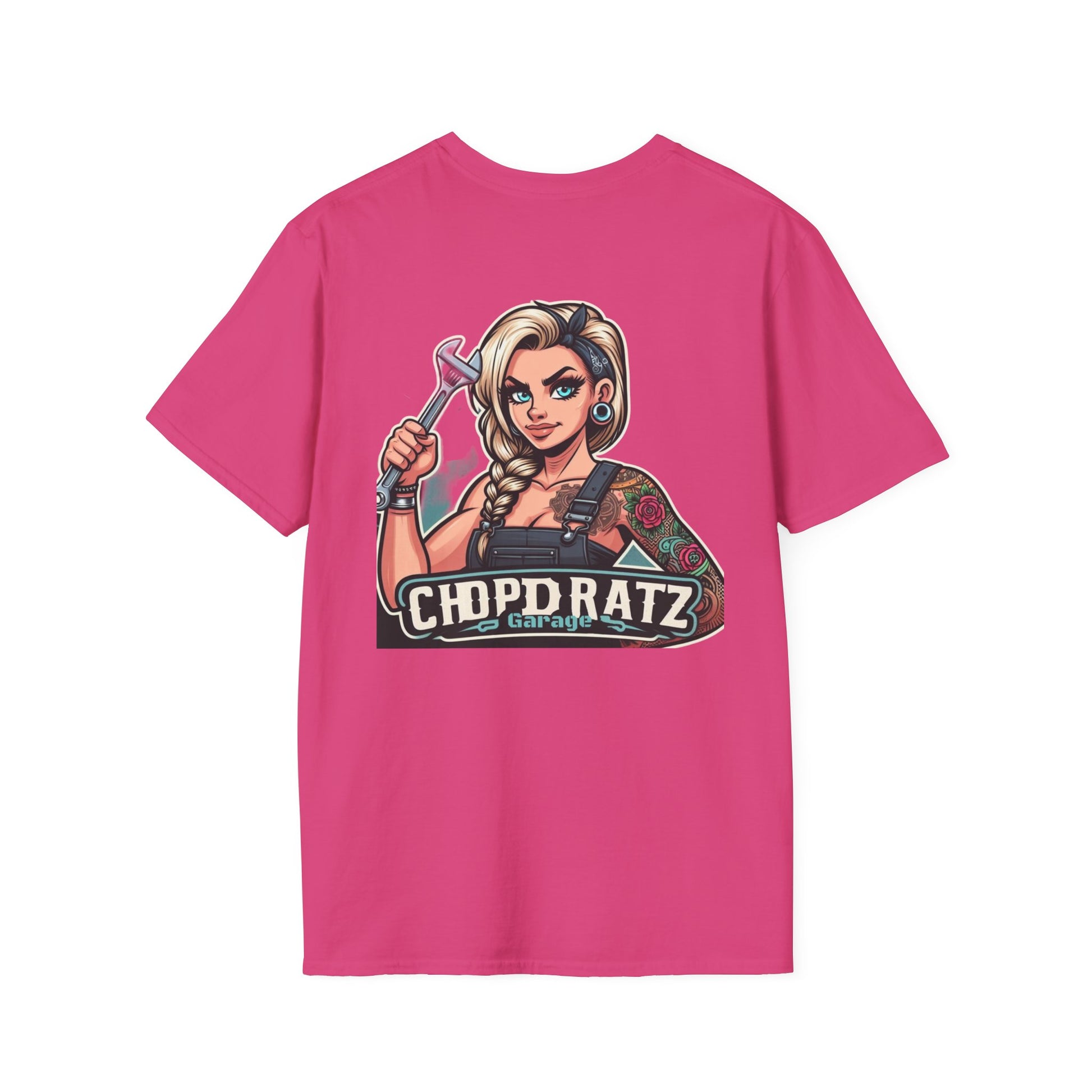 CHOPD RATZ Boss Lady Unisex Softstyle T-Shirt - Chop'D Ratz Garage