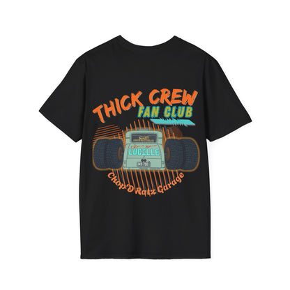 Thick Crew Fan Club T-Shirt — Vintage Hot Rod Truck Graphic Shirt - Chop'D Ratz Garage