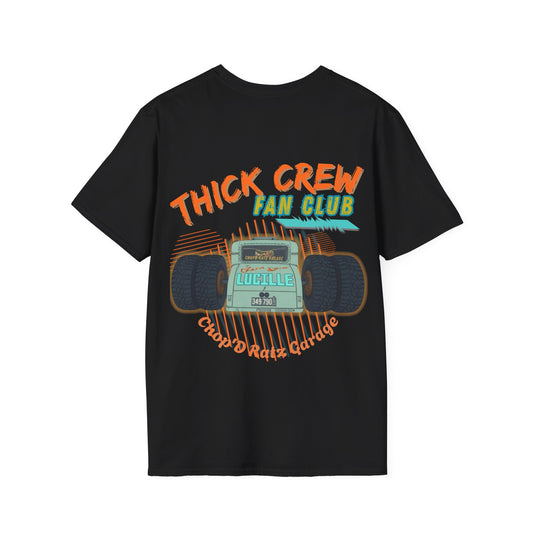 Thick Crew Fan Club T-Shirt — Vintage Hot Rod Truck Graphic Shirt - Chop'D Ratz Garage