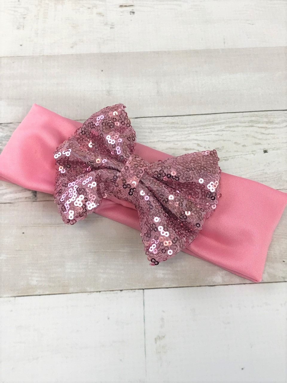 Sequin Bow Headbands - Chop'D Ratz Garage