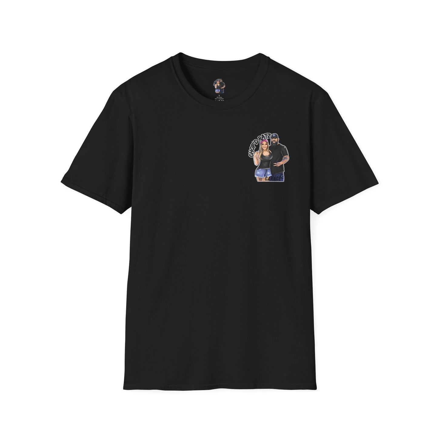 Power Couple Tee, Chop'D Ratz Garage, Graphic T-Shirt, Unisex Casual