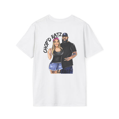 Power Couple Tee, Chop'D Ratz Garage, Graphic T-Shirt, Unisex Casual