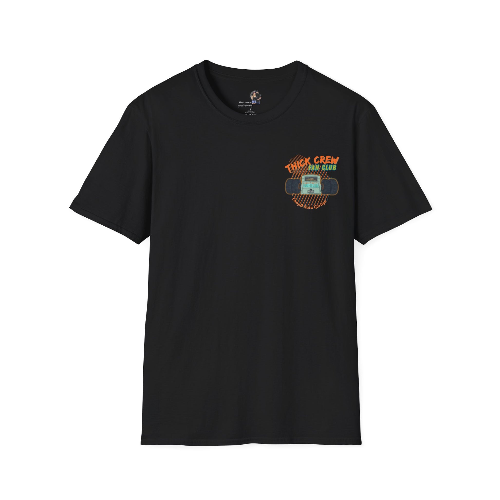 Thick Crew Fan Club T-Shirt — Vintage Hot Rod Truck Graphic Shirt - Chop'D Ratz Garage