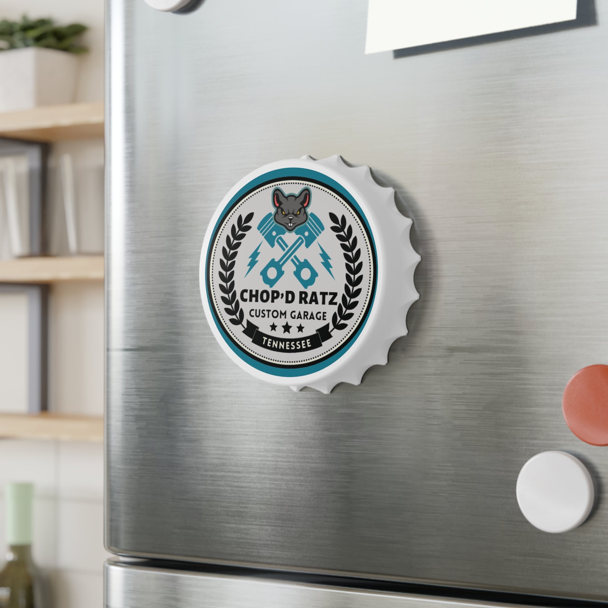 CRG Custom Bottle Opener Magnet - Chop'D Ratz Garage