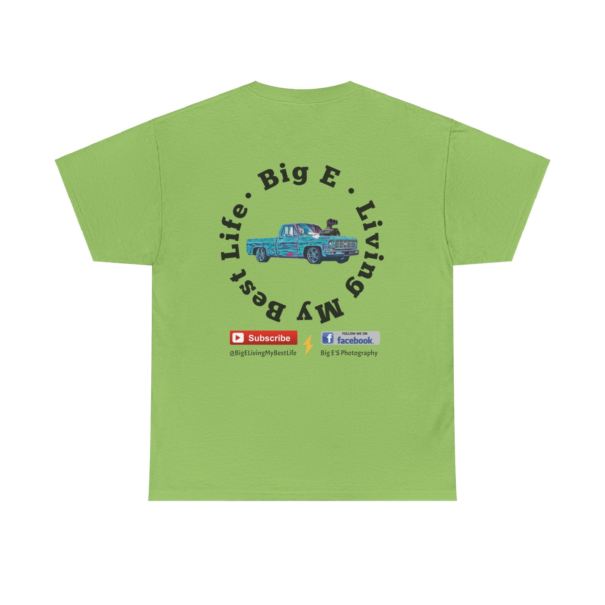 BACK ONLY * BIG E Living My Best Life Unisex Shirt - Chop'D Ratz Garage
