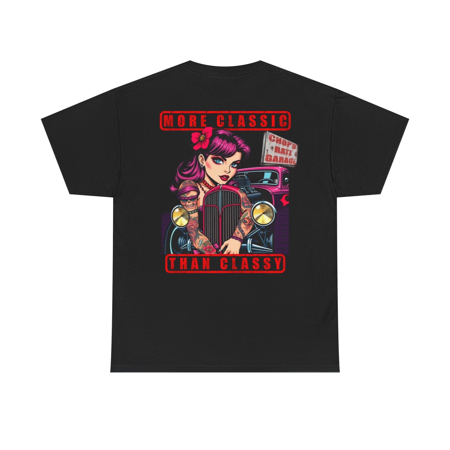 MORE CLASSIC RAT CHICK Shirt - Chop'D Ratz Garage