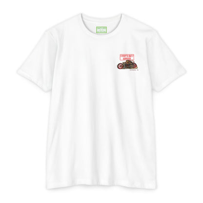 HUCKLEBERRY Rat Motorcycle T-Shirt — "Chop'D Ratz Garage" Vintage Tee - Chop'D Ratz Garage
