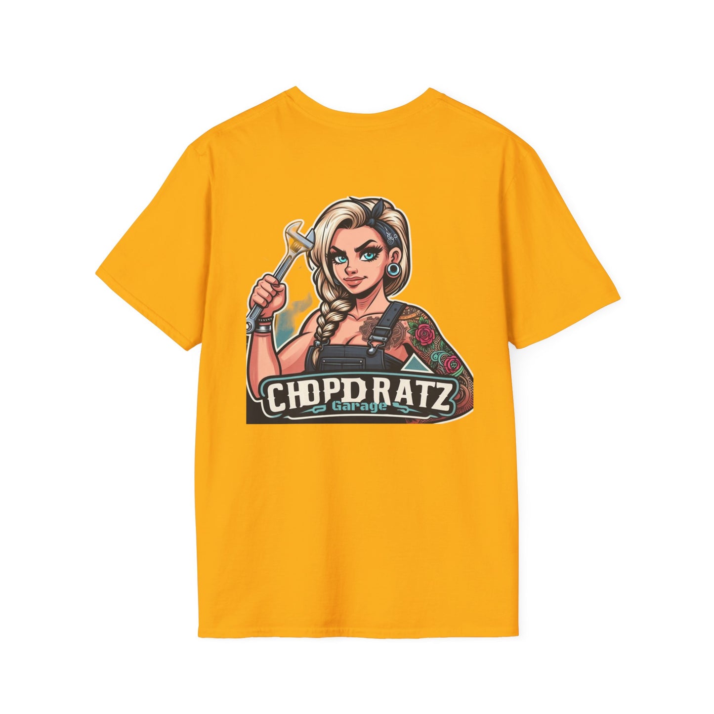 CHOPD RATZ Boss Lady Unisex Softstyle T-Shirt - Chop'D Ratz Garage