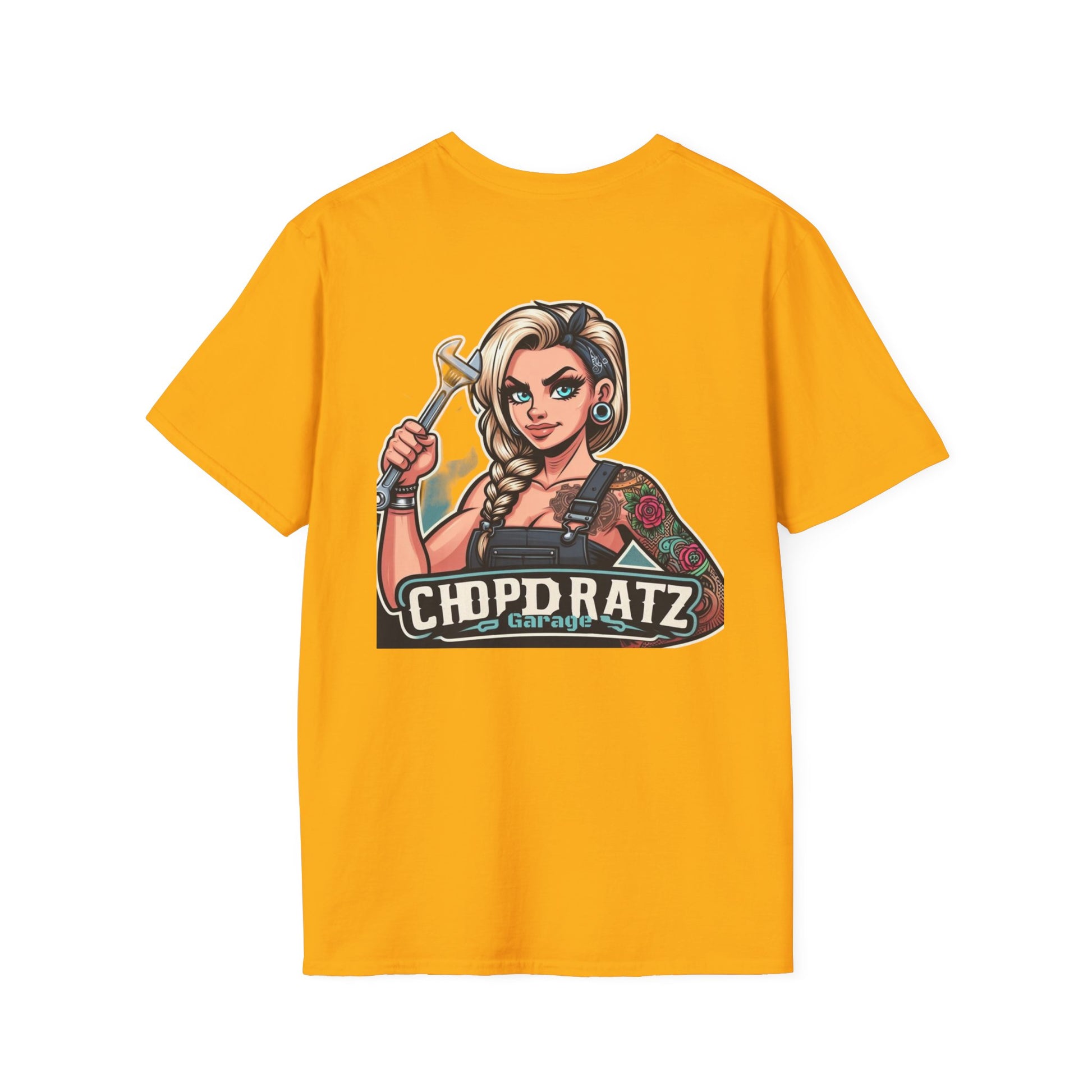 CHOPD RATZ Boss Lady Unisex Softstyle T-Shirt - Chop'D Ratz Garage