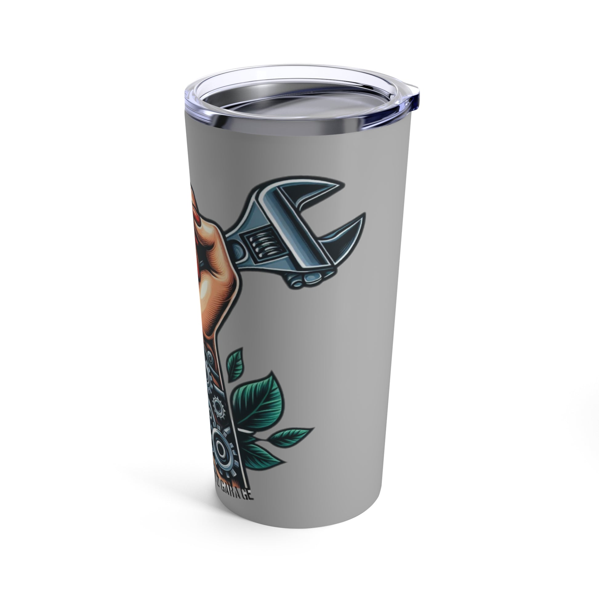 WE BUILD TOO Women Power Tumbler 20oz GREY - Chop'D Ratz Garage