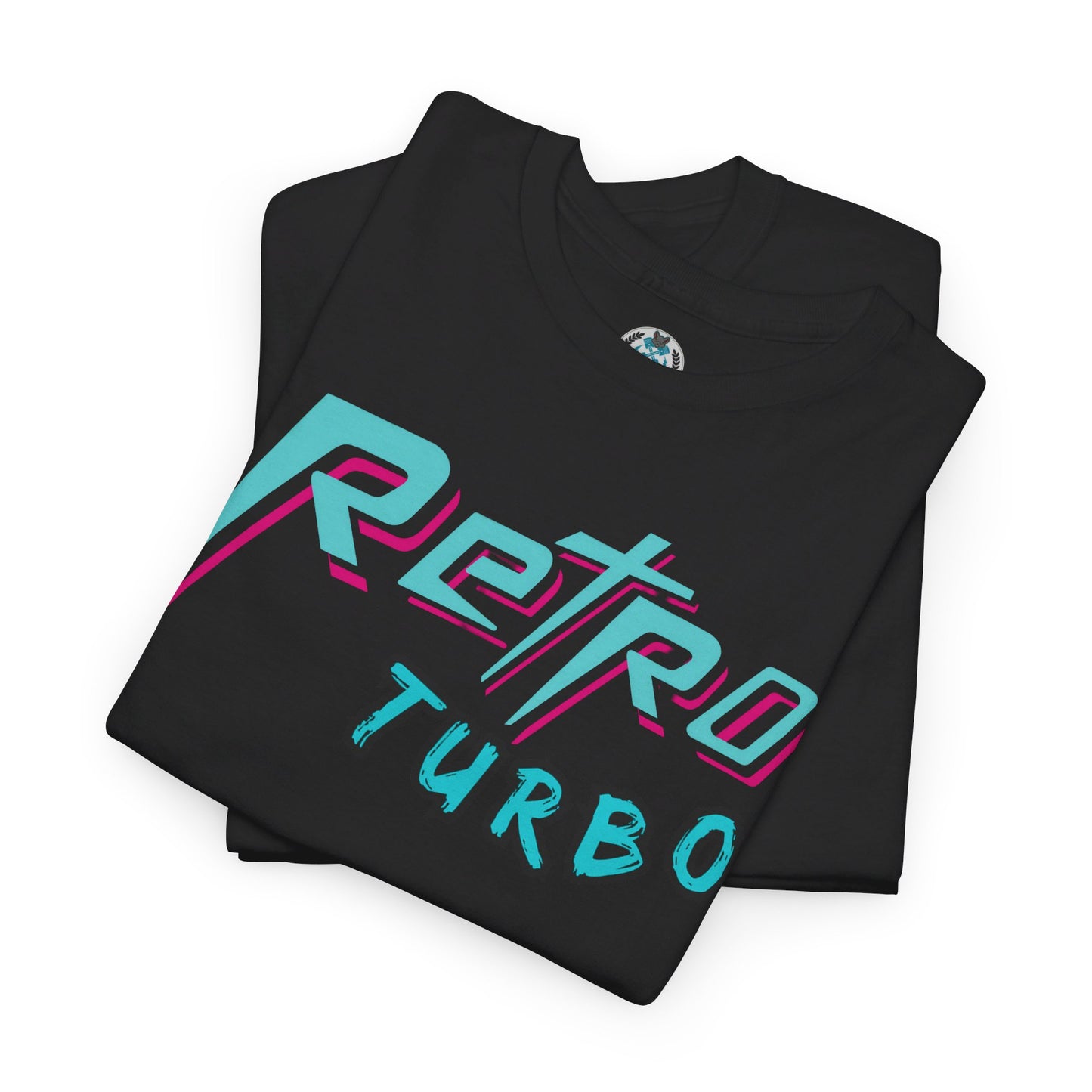 RETRO TURBO *BLACK* Unisex Heavy Cotton Tee - Chop'D Ratz Garage