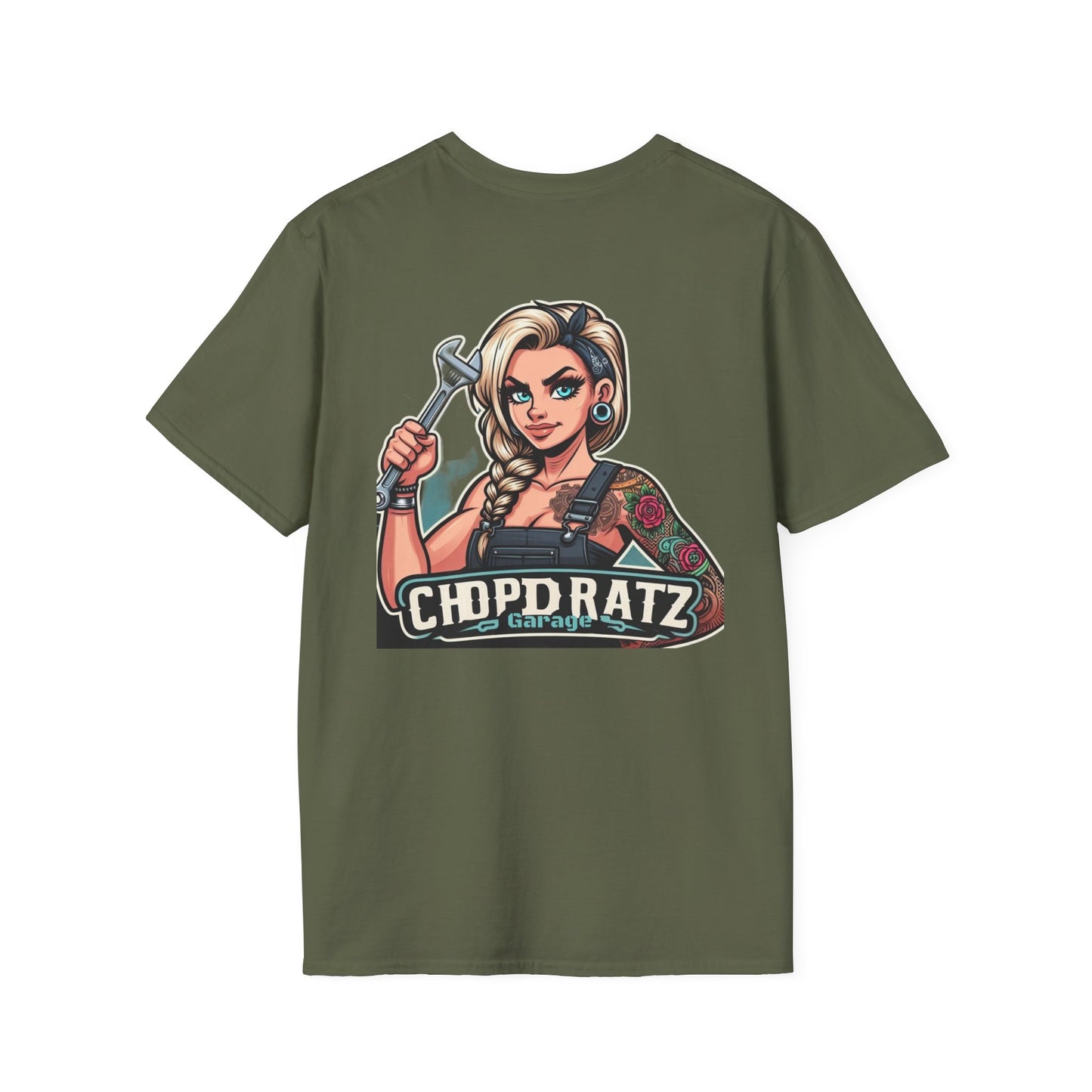 CHOPD RATZ Boss Lady Unisex Softstyle T-Shirt - Chop'D Ratz Garage