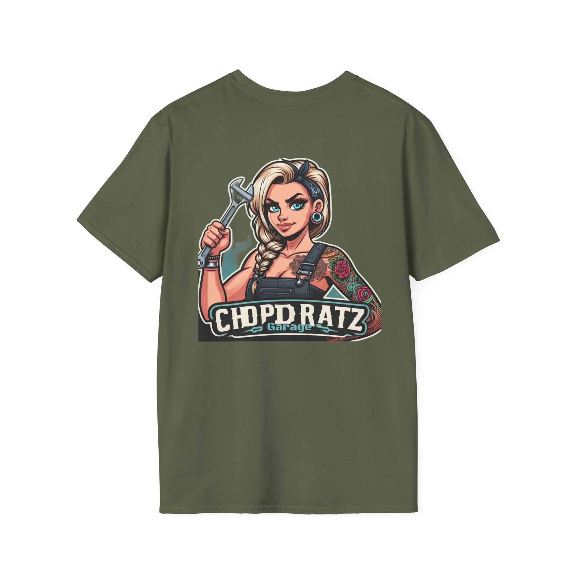 CHOPD RATZ Boss Lady Unisex Softstyle T-Shirt - Chop'D Ratz Garage