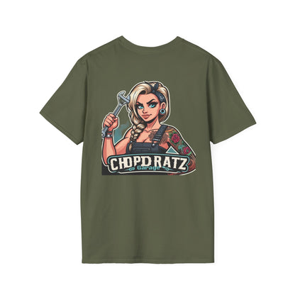 CHOPD RATZ Boss Lady Unisex Softstyle T-Shirt - Chop'D Ratz Garage