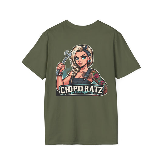 CHOPD RATZ Boss Lady Unisex Softstyle T-Shirt - Chop'D Ratz Garage