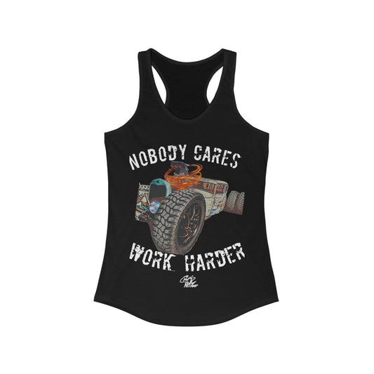 NOBODY CARES RATROD Women's Racerback Tank - Chop'D Ratz Garage