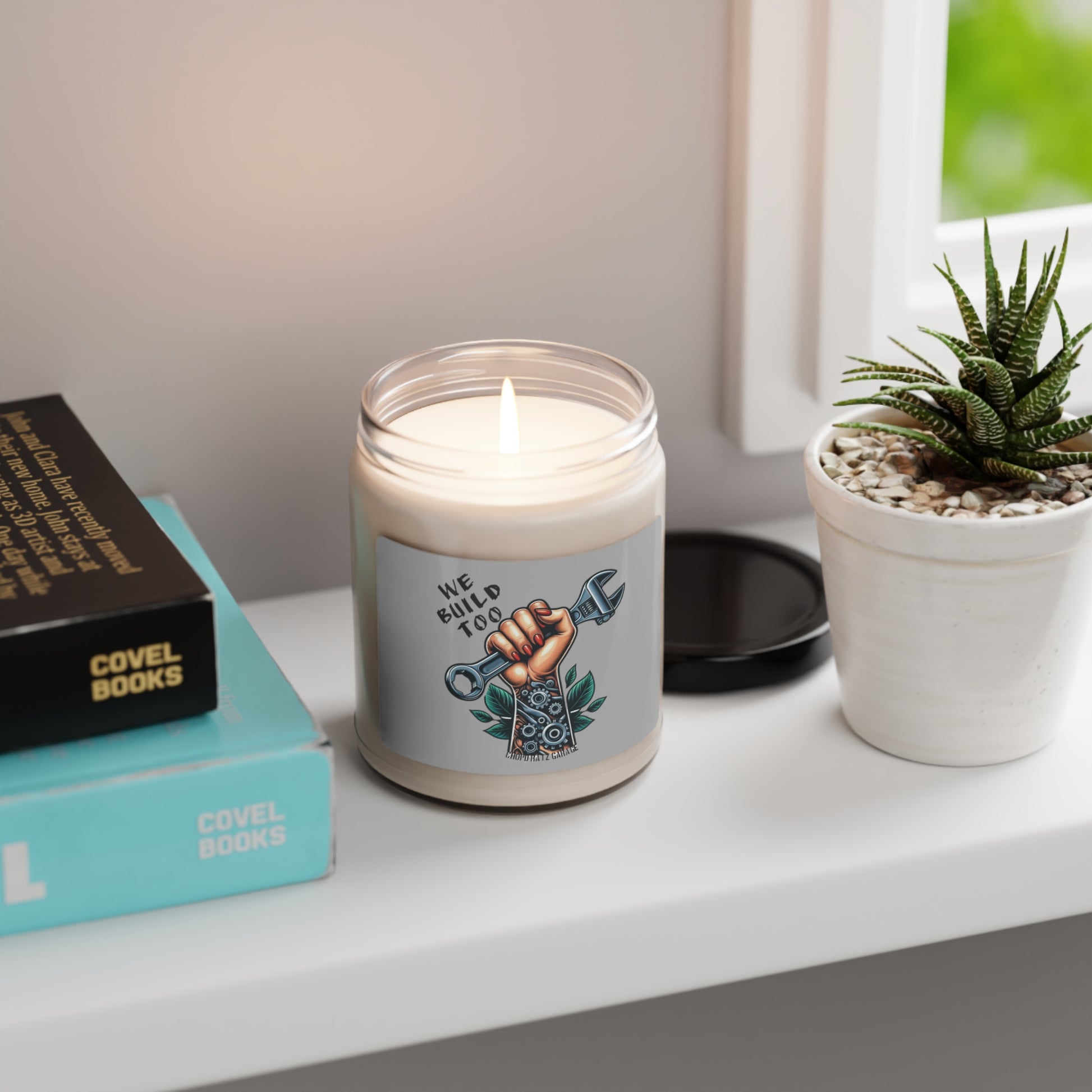 WE BUILD TOO Women Power Scented Soy Candle, 9oz - Chop'D Ratz Garage