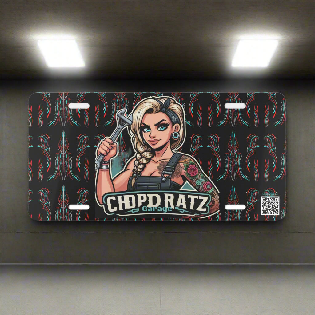 CRG BOSS BABE LICENSE PLATE