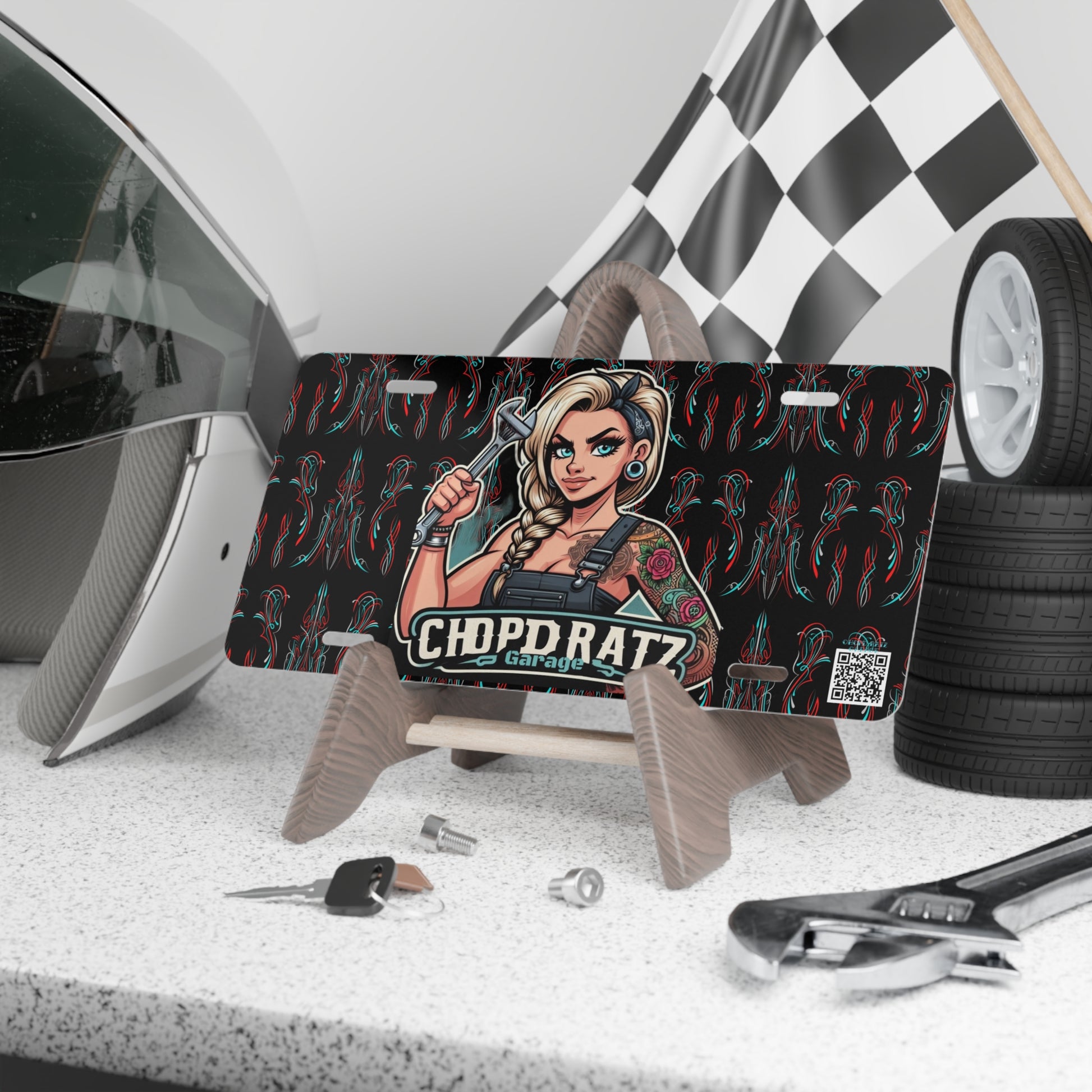 CRG BOSS BABE LICENSE PLATE