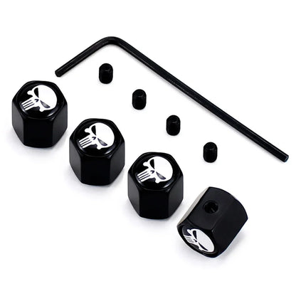 Anti-Theft Skull Valve Stem Caps