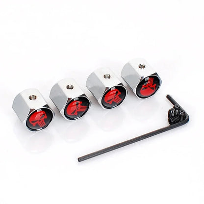 Anti-Theft Skull Valve Stem Caps