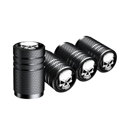 4PCS Skull Valve Stem Caps