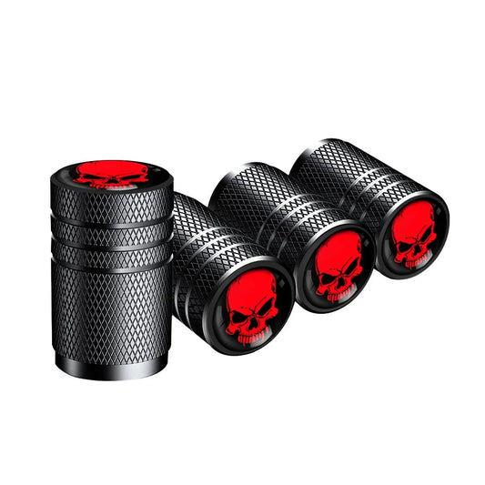 4PCS Skull Valve Stem Caps - Chop'D Ratz Garage