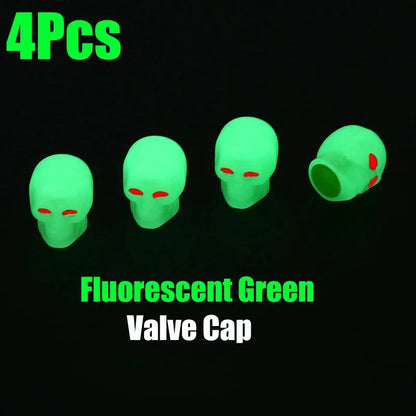 ABS Skull Valve Stem Caps