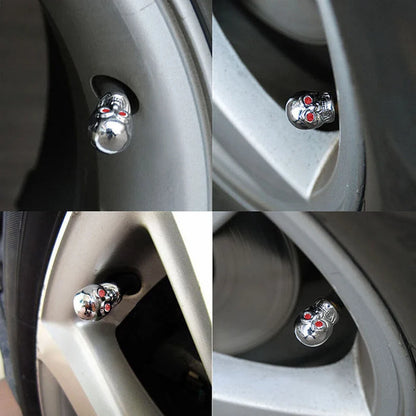 ABS Skull Valve Stem Caps