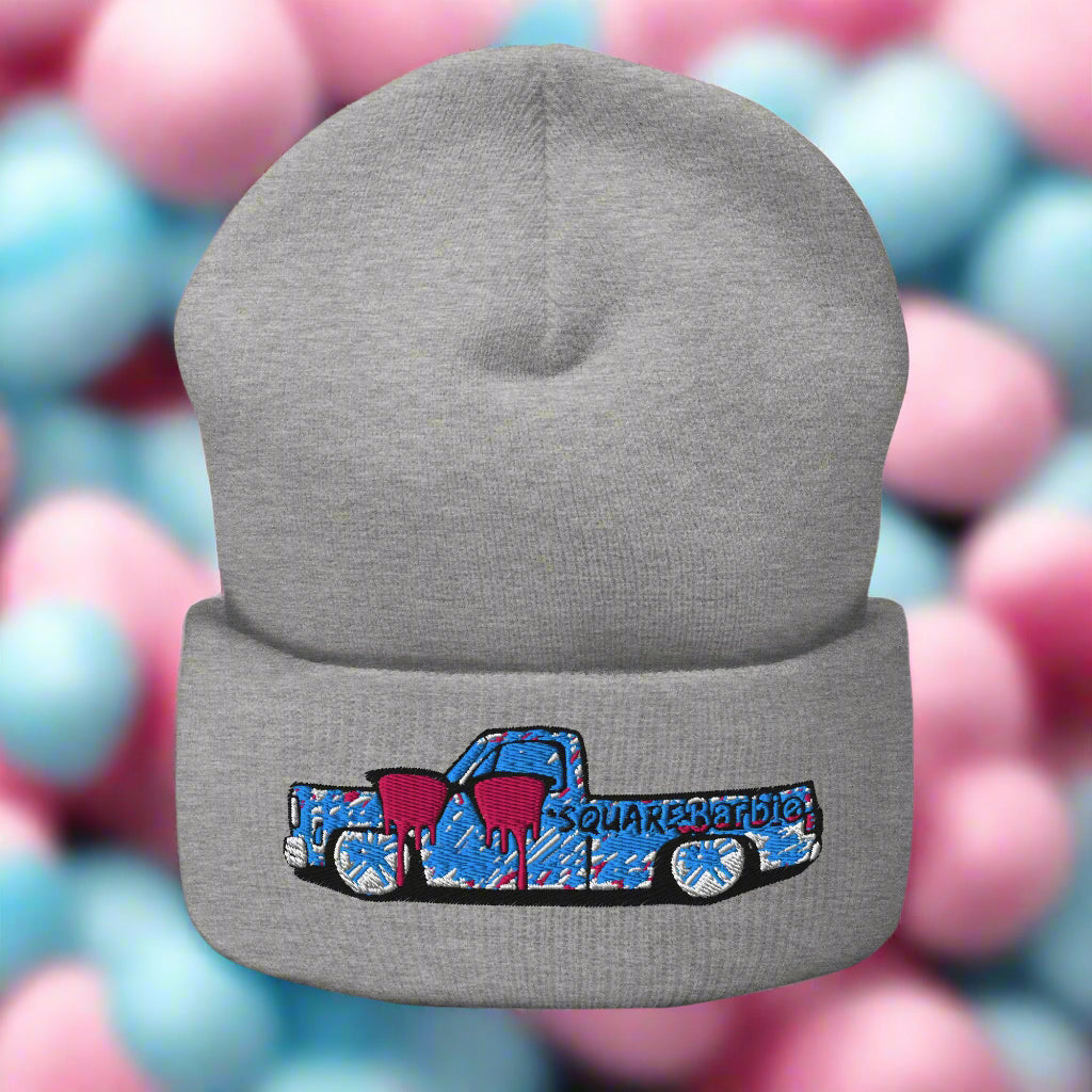 SQUAREBARBIE Cuffed Beanie GREY