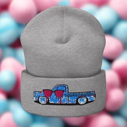 SQUAREBARBIE Cuffed Beanie GREY