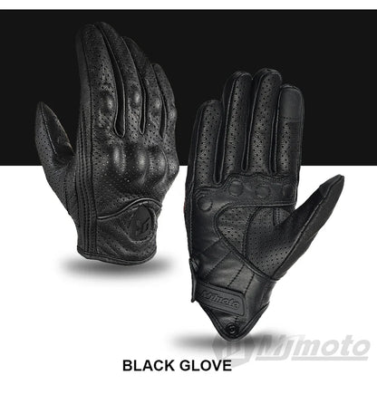Motorcycle Retro Leather Gloves