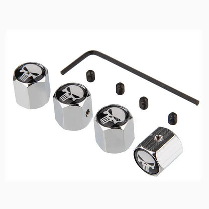 Anti-Theft Skull Valve Stem Caps