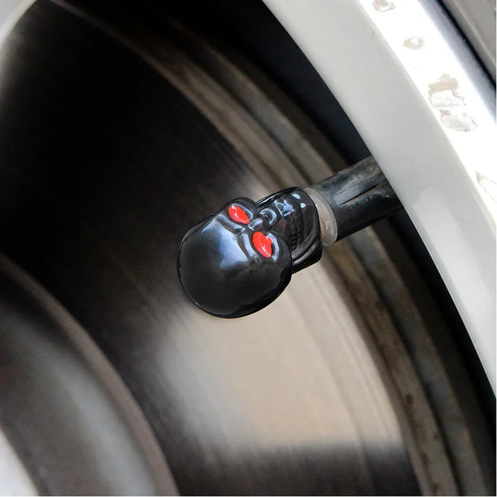 ABS Skull Valve Stem Caps