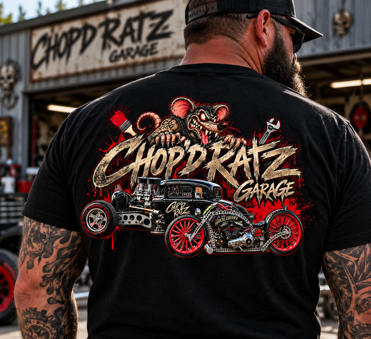 The Heggie Rat Shirt - Signature Rat Rod Tee